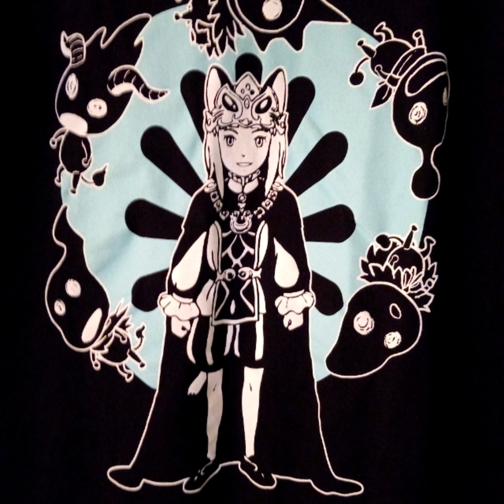 Ni No Kunl II size Large black graphic short sleeve tee